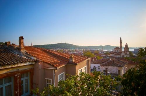 View from Taksiyarhis Pension